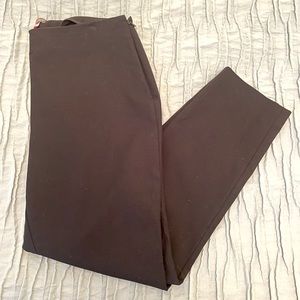 Black ankle length skinny pants